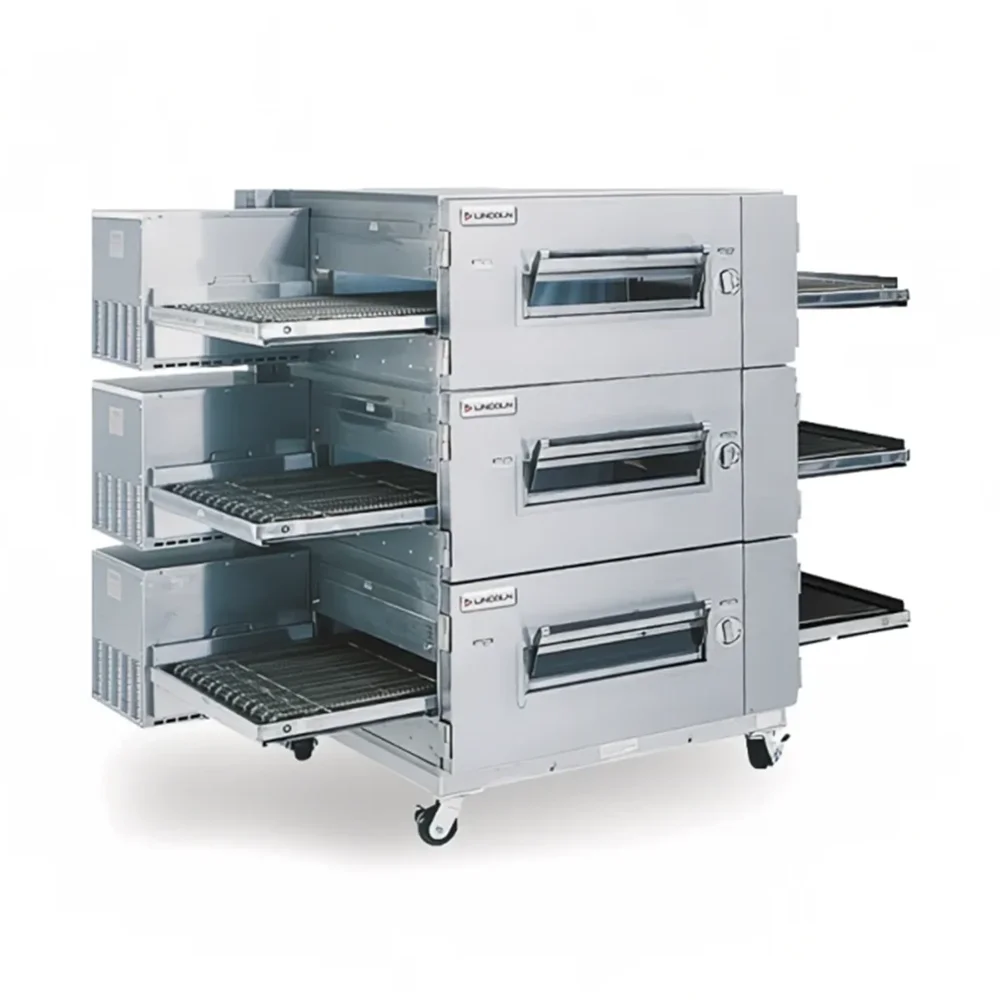 LincoIn 16003E2403 73" Electric Low Profile Triple Impinger Conveyor Oven - 240v/3ph