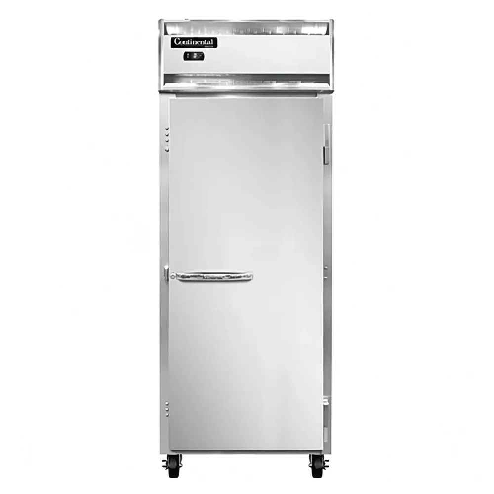 Continental Refrigerator 1FESN 29" Reach In Freezer, 1 Right Hinge Solid Door, 115V, 6 Year Warranty