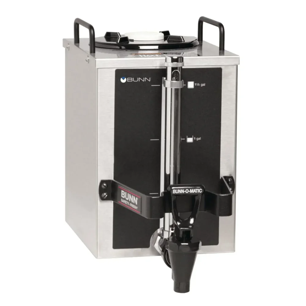 Bunn 1.5GPR-FF 1.5 gal Coffee Server with Fast Flow Faucet and Top Handles