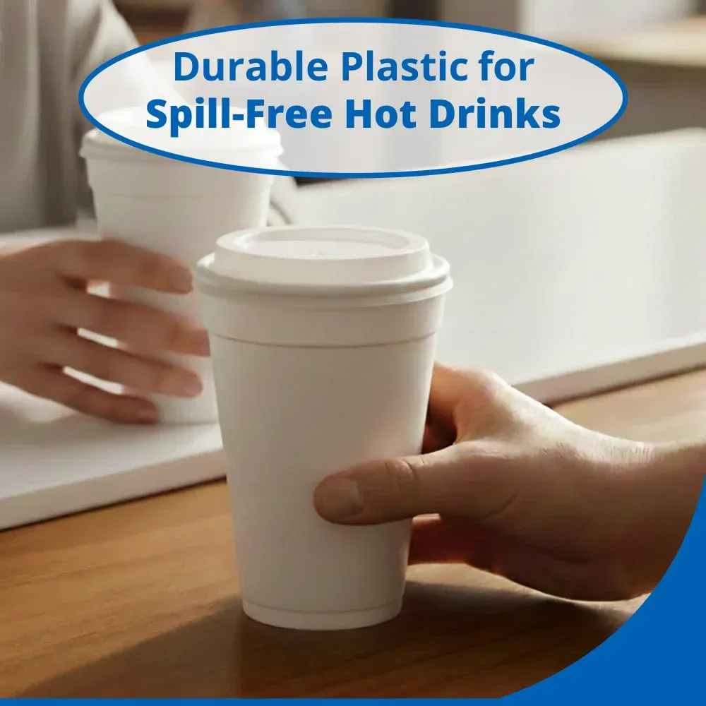 Dart 20JL 20 oz Translucent Vented Plastic Lid, 1000/Case