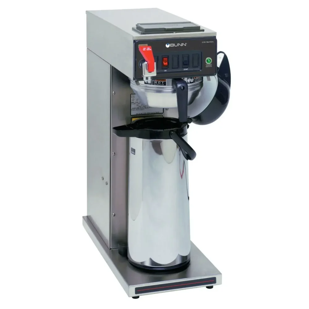 Bunn CWTF15-APS Commercial Airpot Coffee Brewer, Stainless Steel Funnel, 120V