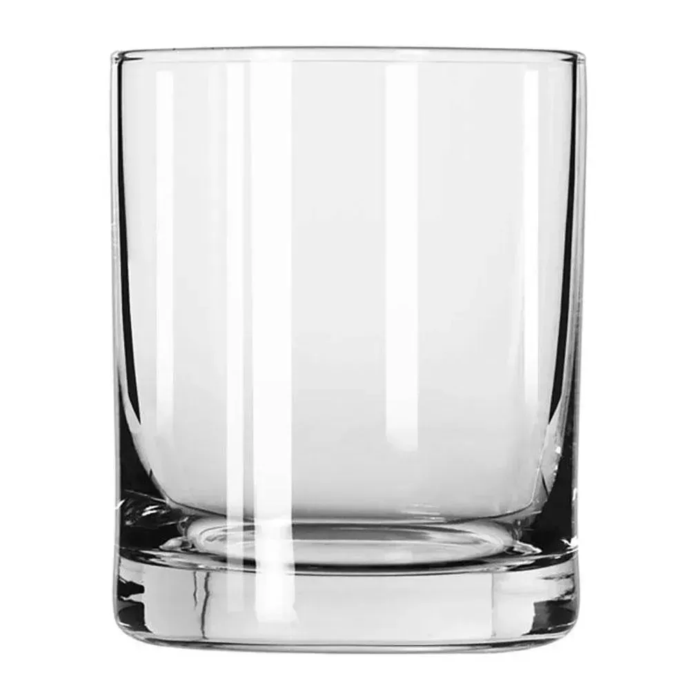 Lexington old fashioned glass by Libbey with a timeless design and compact size, perfect for branded whiskey or cocktail service in hospitality.