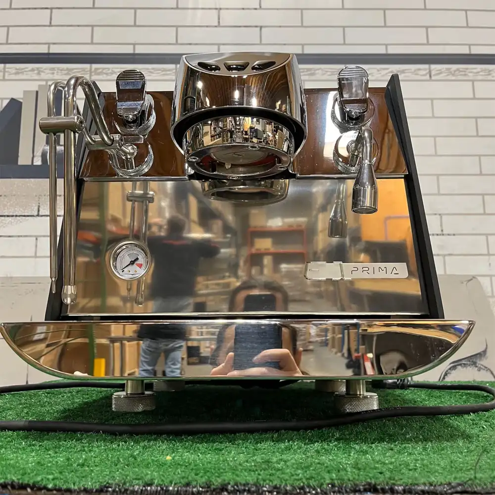 Used Nuova Simonelli E1 Prima EXP 1GR Commercial Espresso Machine - 110V, Black With Easy Cream