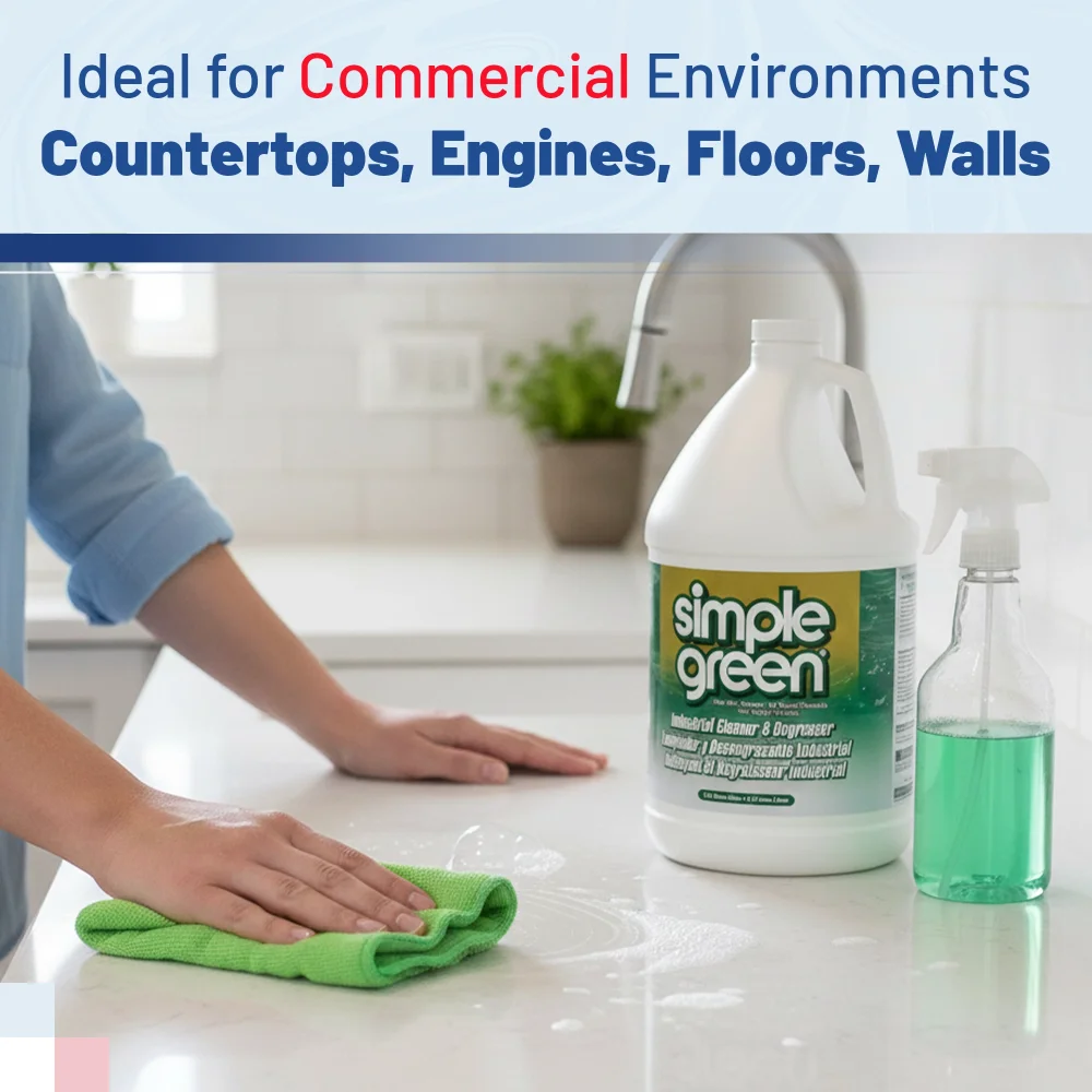 Simple Green 1 Gallon All Purpose Cleaner/Degreaser, Concentrate Formula, 6/Case