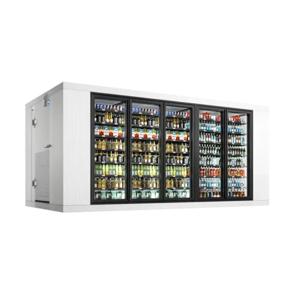 Coldline 8' x 16' Merchandiser Walk-In Cooler Box With Floor
