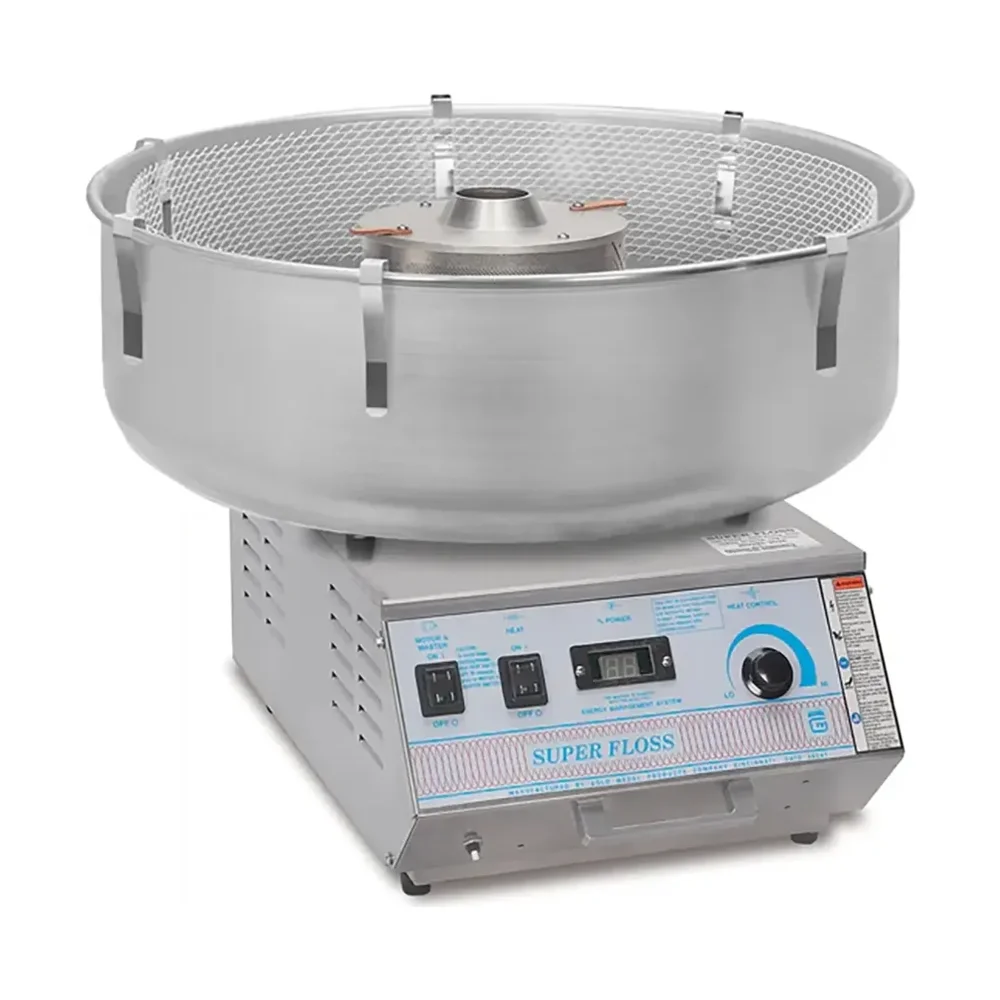 Gold Medal Super Floss® Cotton Candy Machine w/ Stainless Cabinet, 120v