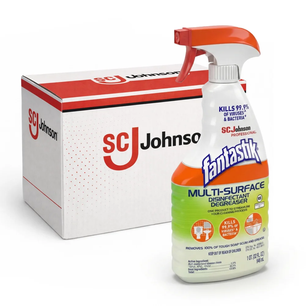 SC Johnson 32 oz. Fantastik Multi-Surface Degreaser Trigger Spray, 8/Case
