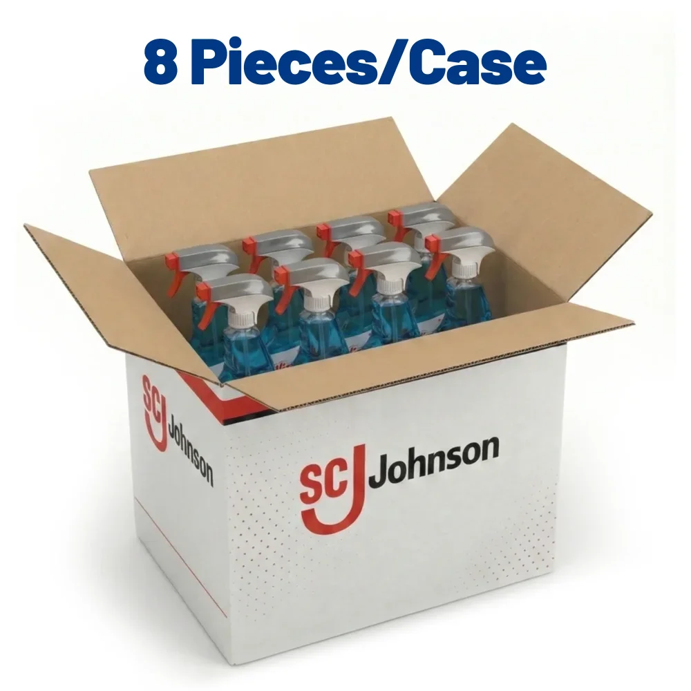 SC Johnson Windex 322338 32 oz Glass and Multi-Surface Spray Cleaner, 8/Case