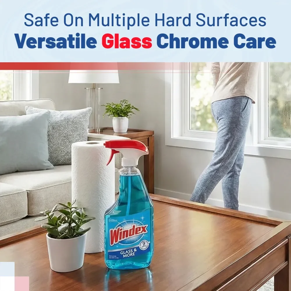 SC Johnson Windex 322338 32 oz Glass and Multi-Surface Spray Cleaner, 8/Case