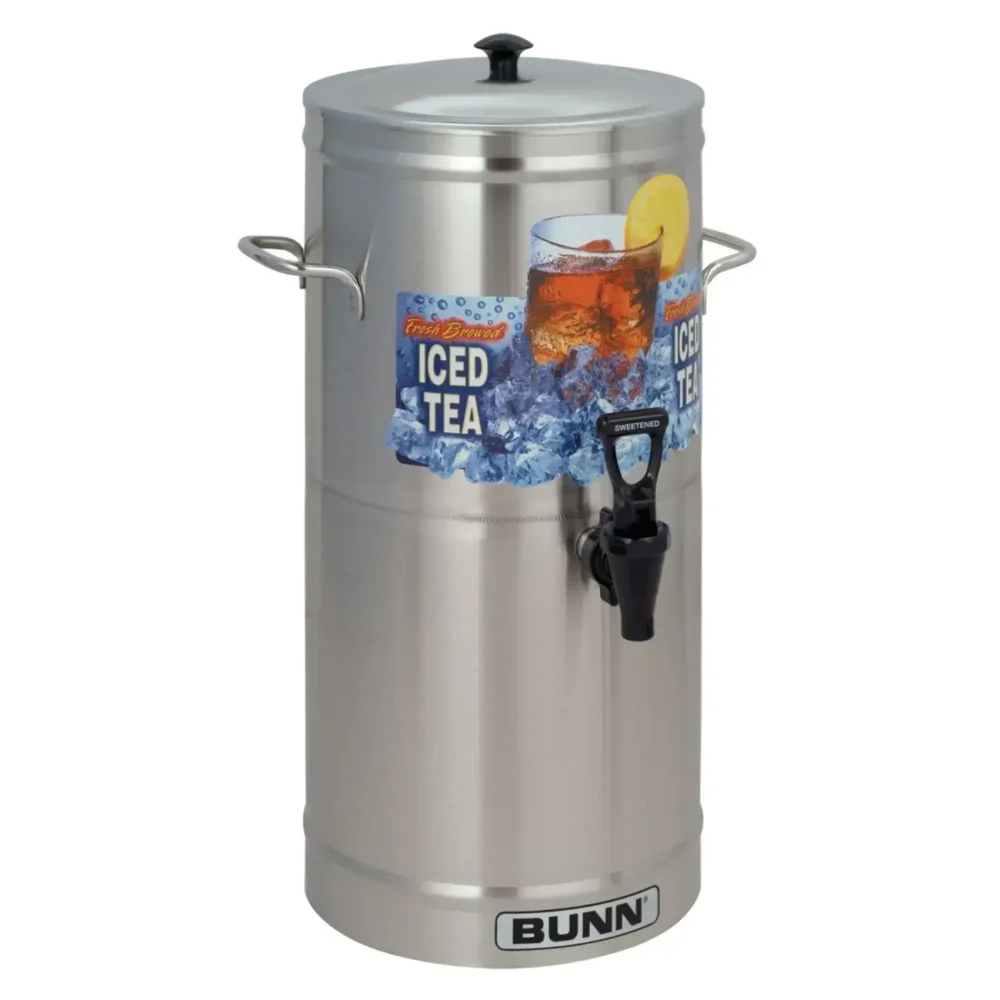 Bunn TDS-3 3 gal Round Iced Tea and Coffee Dispenser with Handles