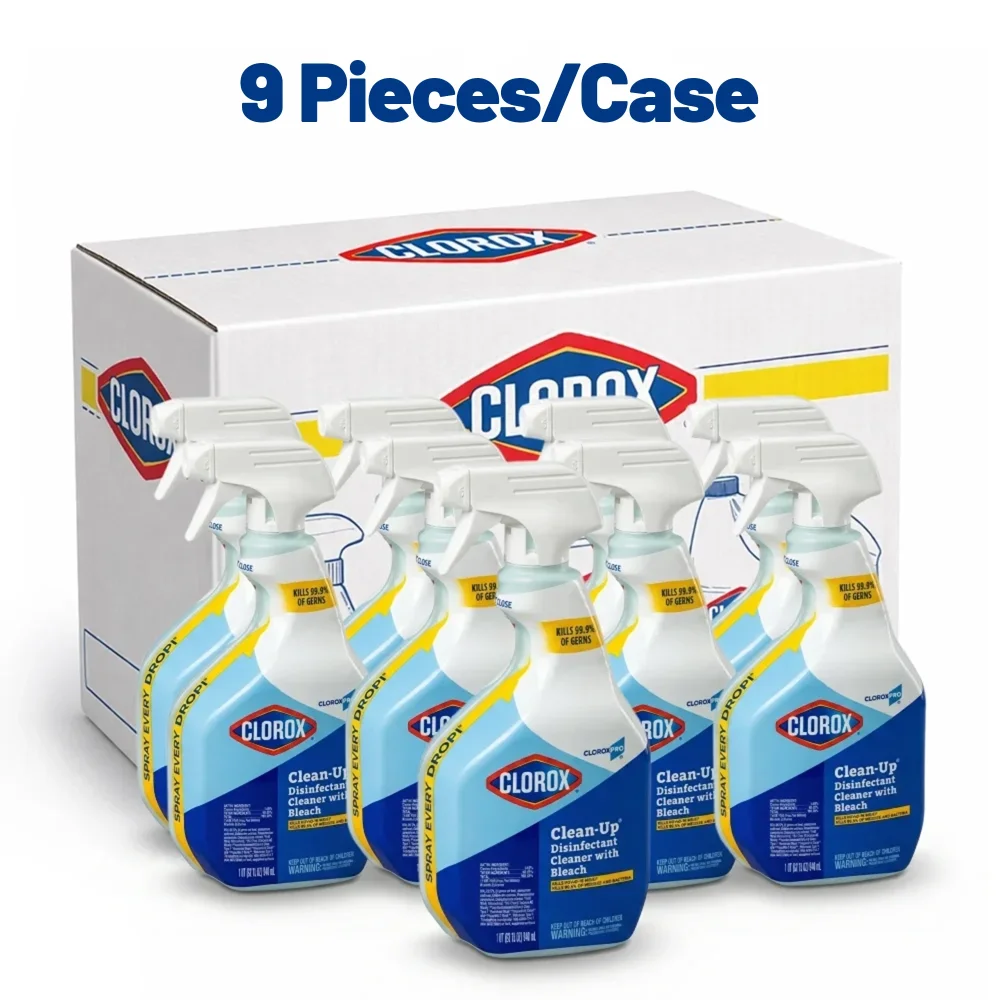Clorox Clean-Up 32 oz. All Purpose Bleach Cleaner Disin Spray, Original Scent, 9/Case
