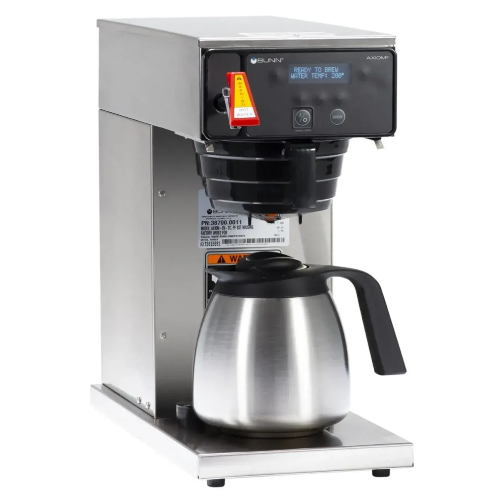 Bunn AXIOM-DV-TC Medium Volume Automatic Thermal Coffee Maker, 7.5 gal/hr, 120/208-240V