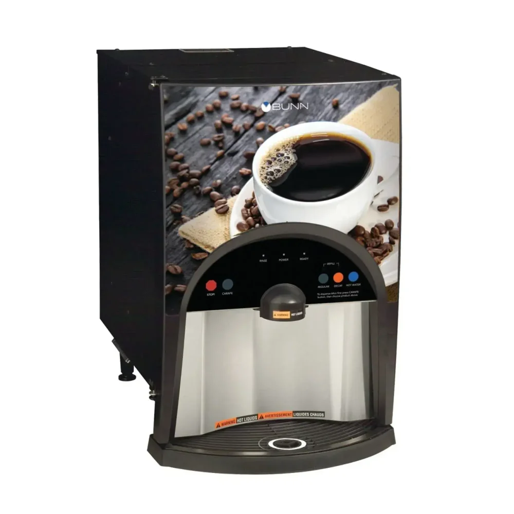 Bunn LCA-2 LP Ambient Liquid Coffee Dispenser, 2 Dispense Heads, Up to 100:1 Ratio, 120V