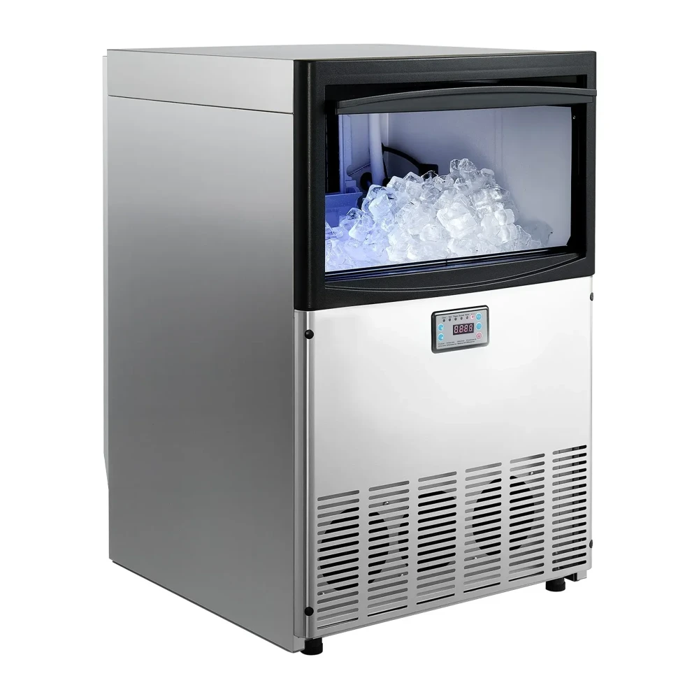 ChefPro Series 26" Undercounter Ice Maker with 50 lbs Storage Bin, Stainless Steel, 200 lbs/24hr