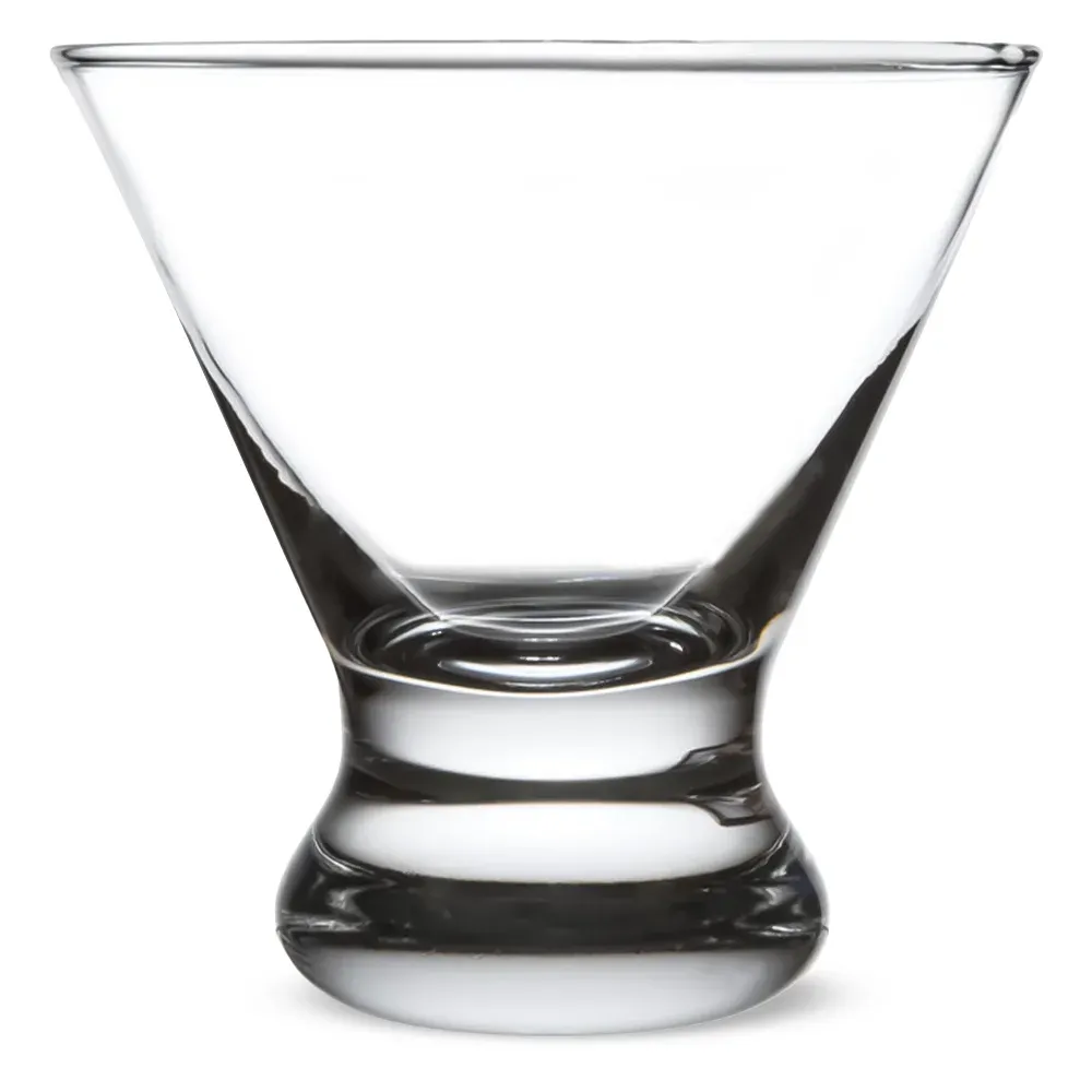 Elegant cosmopolitan cocktail glass from Libbey with a sleek profile and customizable design, ideal for premium drink service in upscale bars.