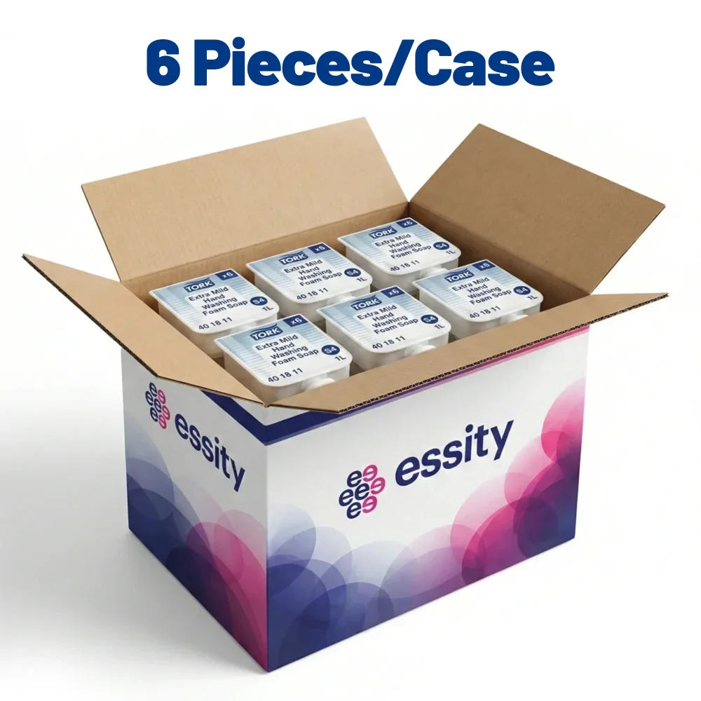 Essity 401811 Unscented Extra Mild Foam Soap, 1 Liter, 6/Case