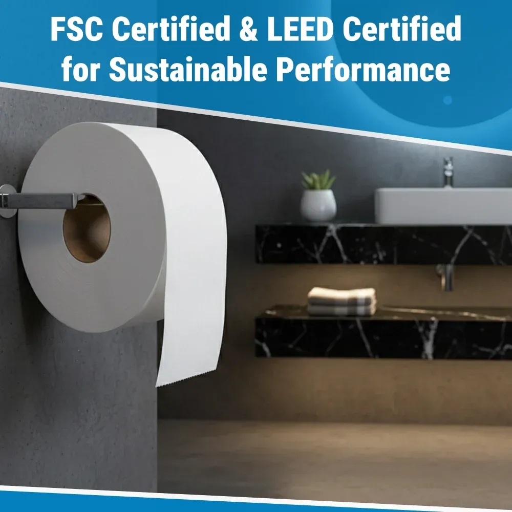 Sofidel 12" Toilet Tissue Roll, 2-Ply, 6 Rolls/Case