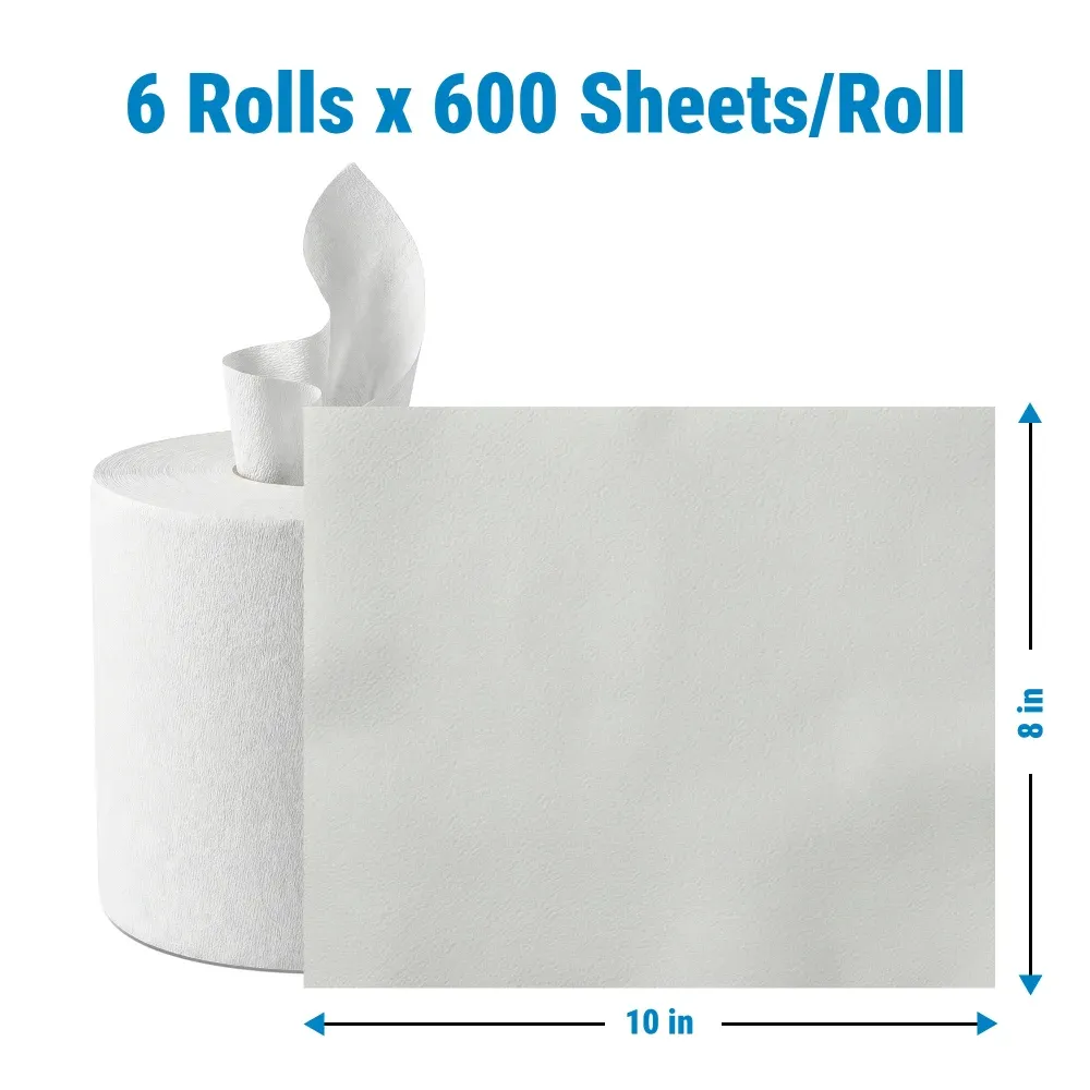 Sofidel Center Pull Paper Towel, 8 x 10 in, Double Layer, White, 3600 Sheets/Case