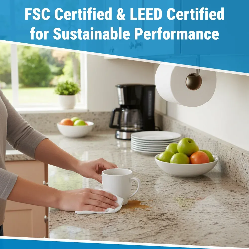 Sofidel Premium Hardwound Paper Towel, 8 in x 600 ft, White, 6 Rolls/Case