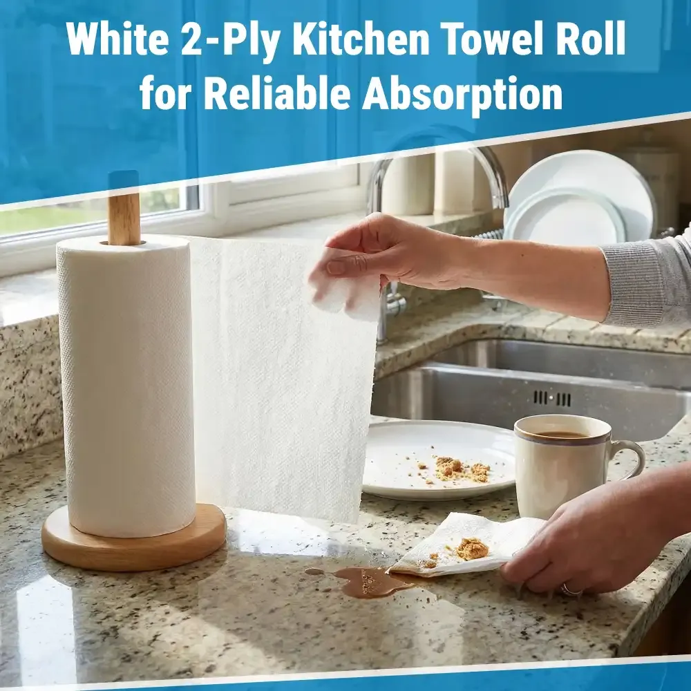 Sofidel Kitchen Paper Towel, 7.8 x 11 in, White, 2-Ply, 2550 Sheets/Case