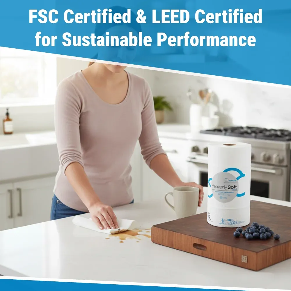 Sofidel Kitchen Paper Towel, 7.8 x 11 in, White, 2-Ply, 2550 Sheets/Case