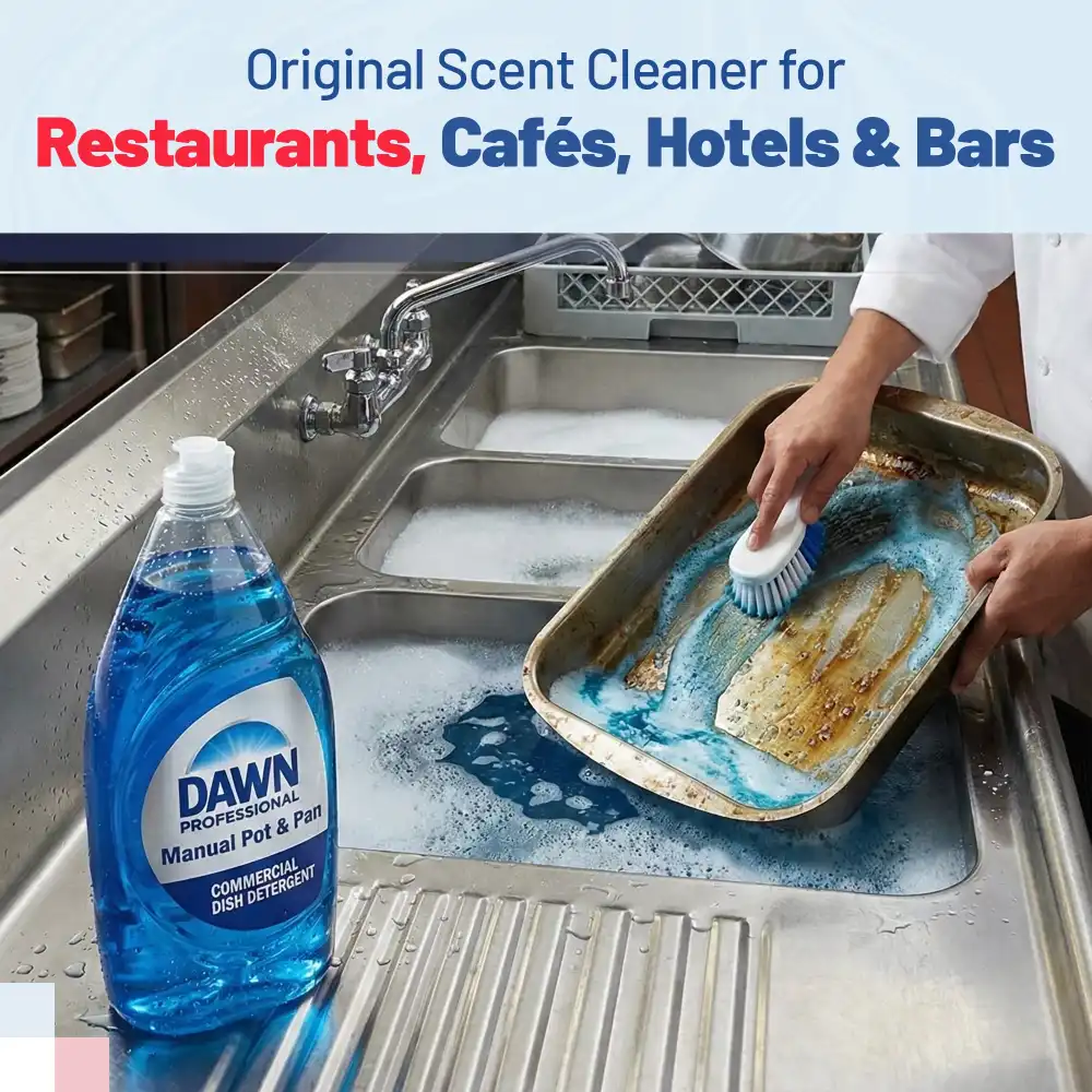 P&G Dawn 38 oz. Pot & Pan Cleaner, Original Scent, 8/Case