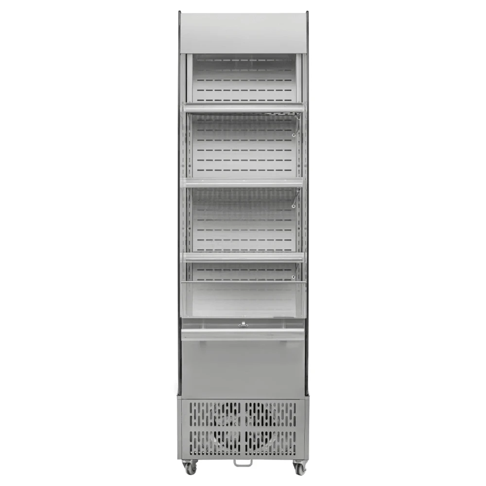 ProKitchen Series 20" Grab and Go Open Air Merchandiser, Stainless Steel, 1 Year Warranty