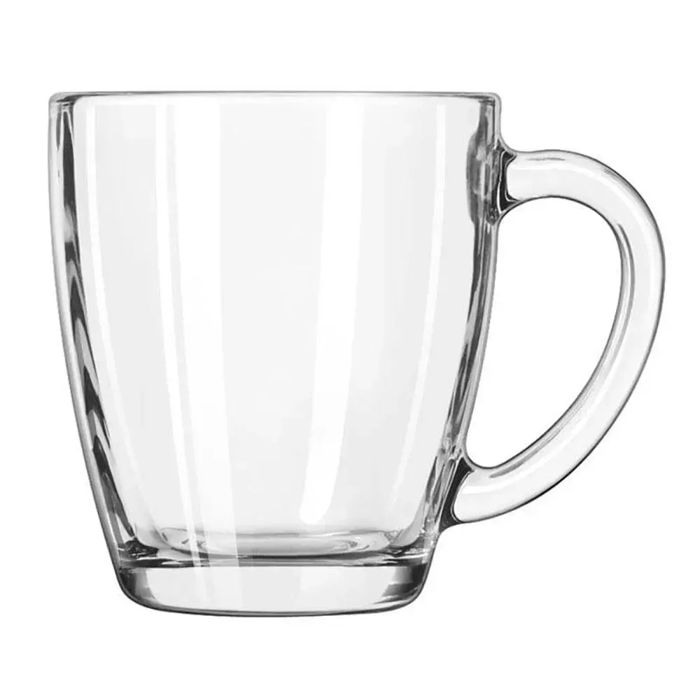 Square Tempo warm beverage mug from Libbey, dishwasher safe and customizable, ideal for hotel or café breakfast service and daily use.