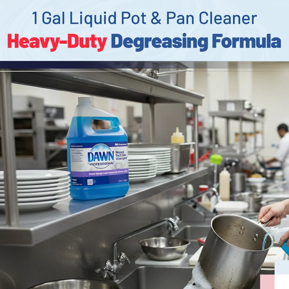 P&G Dawn 1 Gallon Pot & Pan Cleaner, Original Scent, 4/Case