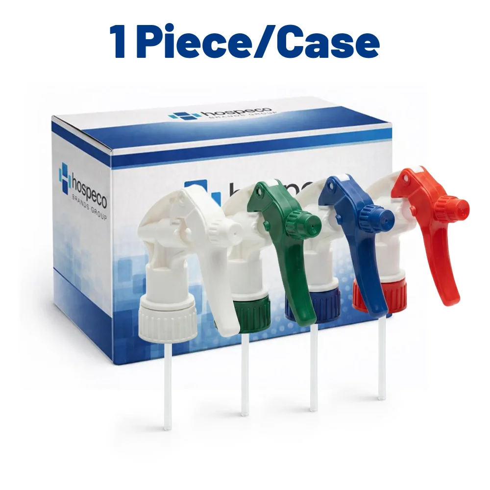 Hospeco 9 7/8" General Purpose HD Trigger Sprayer, Blue/White 1/Each