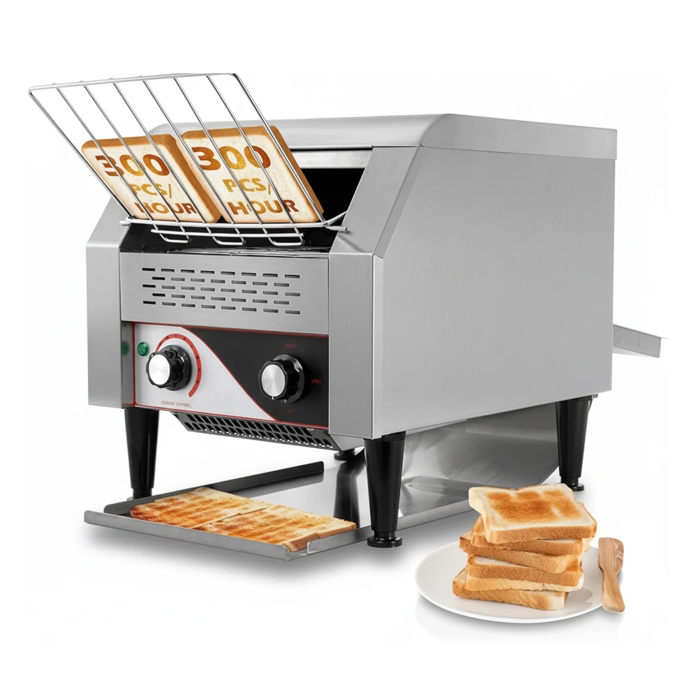 ChefPro Series 10" Commercial Conveyor Toaster, 300 Slices/hour