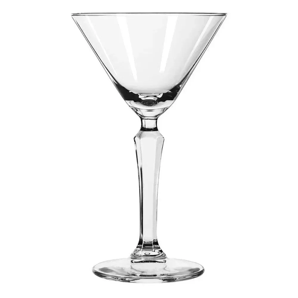 Speakeasy martini glass by Libbey, customizable for a hotel lounge or restaurant bar service, adds charm to any cocktail presentation.