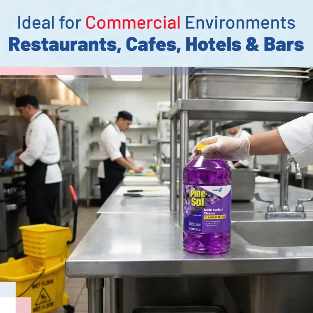 Clorox 80 fl oz Pine-Sol Multi-Surface Cleaner, Lavender Scent, 3/Case