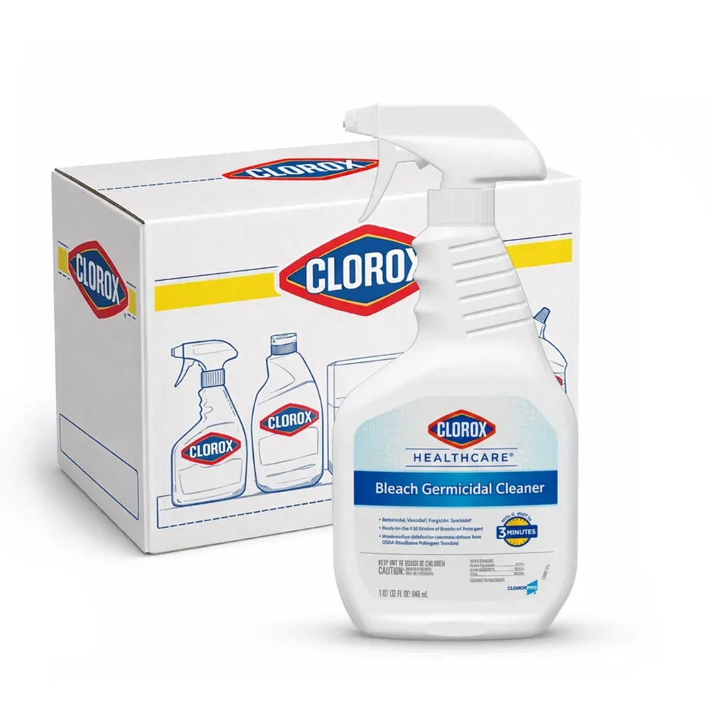 Clorox 32 oz. Bleach Germicidal Cleaner Spray Bottle, 6/Case