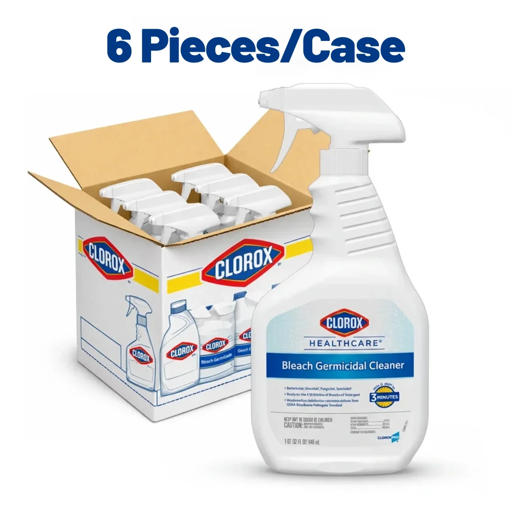 Clorox 32 oz. Bleach Germicidal Cleaner Spray Bottle, 6/Case