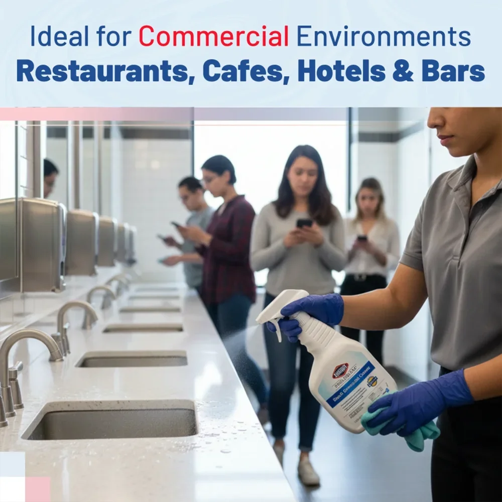 Clorox 32 oz. Bleach Germicidal Cleaner Spray Bottle, 6/Case