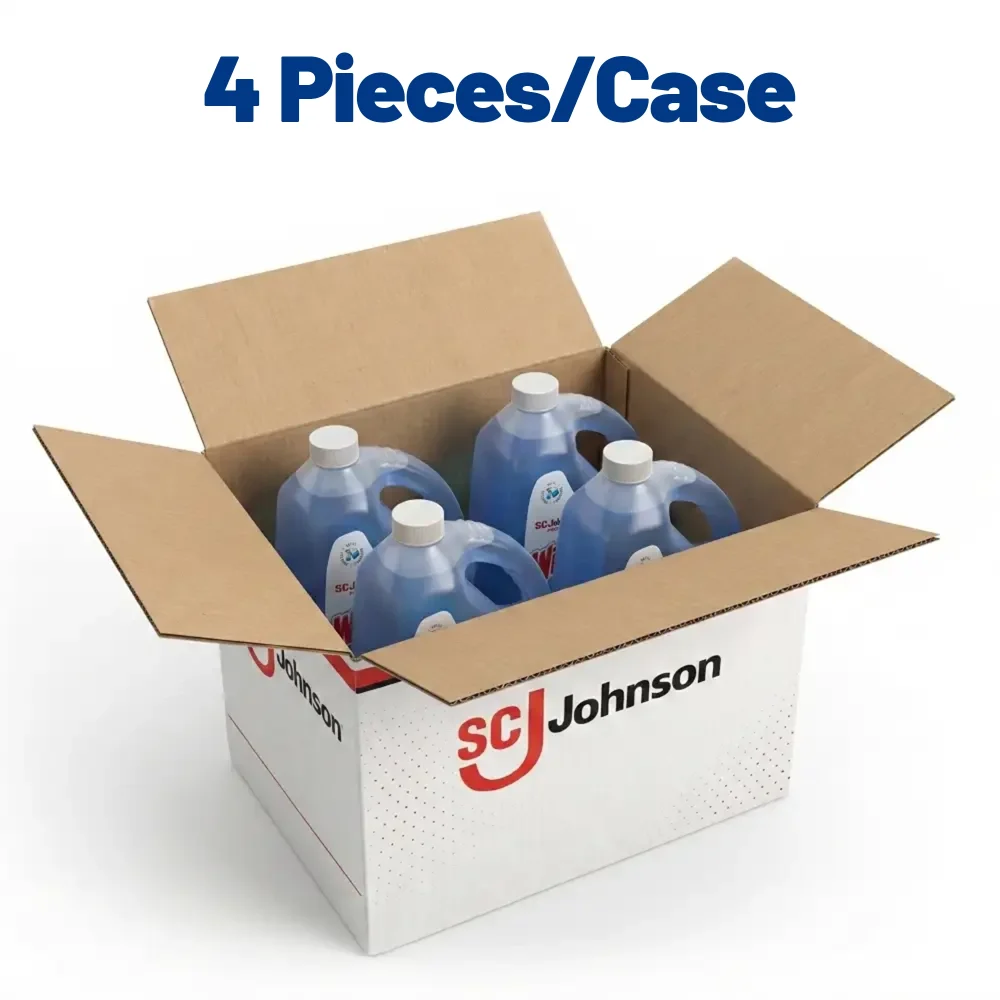 SC Johnson 128 oz. Windex Glass Cleaner with Ammonia-D, 4/Case