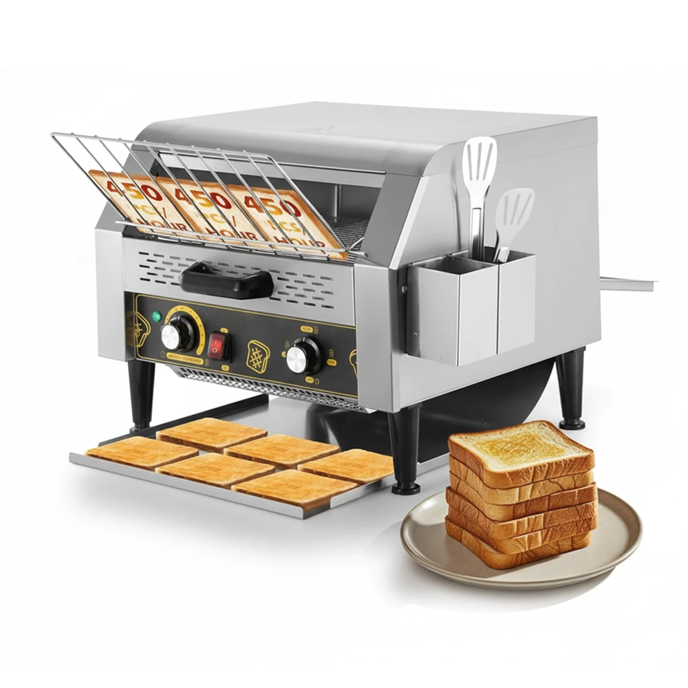 ChefPro Series 14" Commercial Conveyor Toaster, Countertop, 450 Pieces/hour