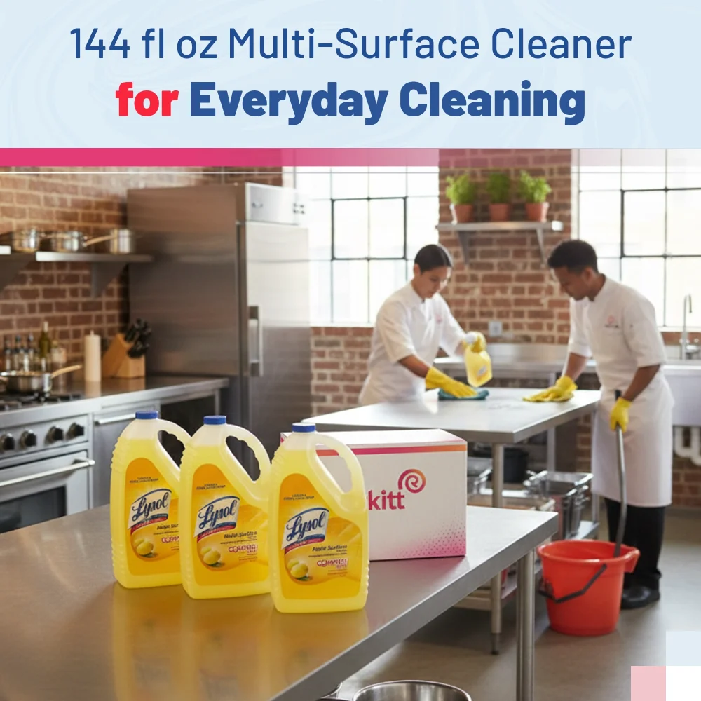 Reckitt Benckiser 144 oz Multi-Surface Cleaner, Lemon / Sunflower Essence, 4/Case
