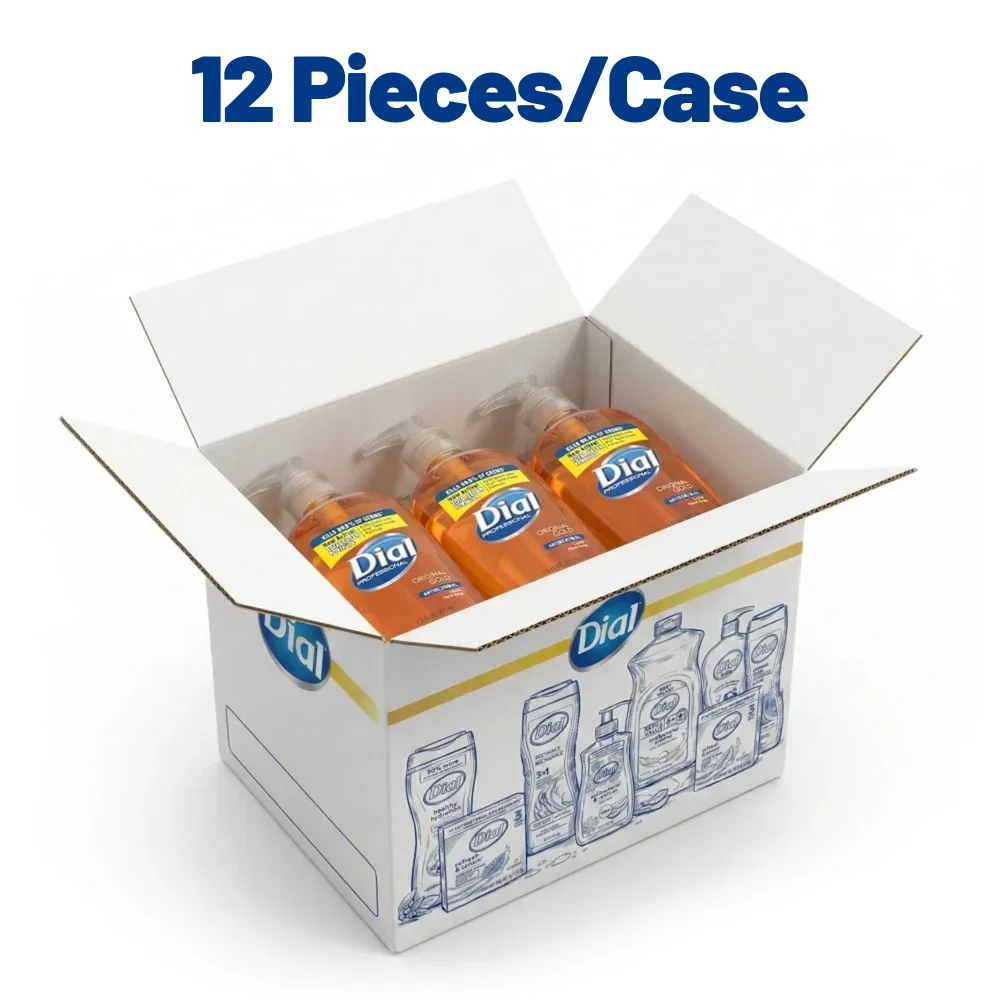 Dial 7.5 oz. Gold Liquid Hand Soap, Antibacterial, 12/Case