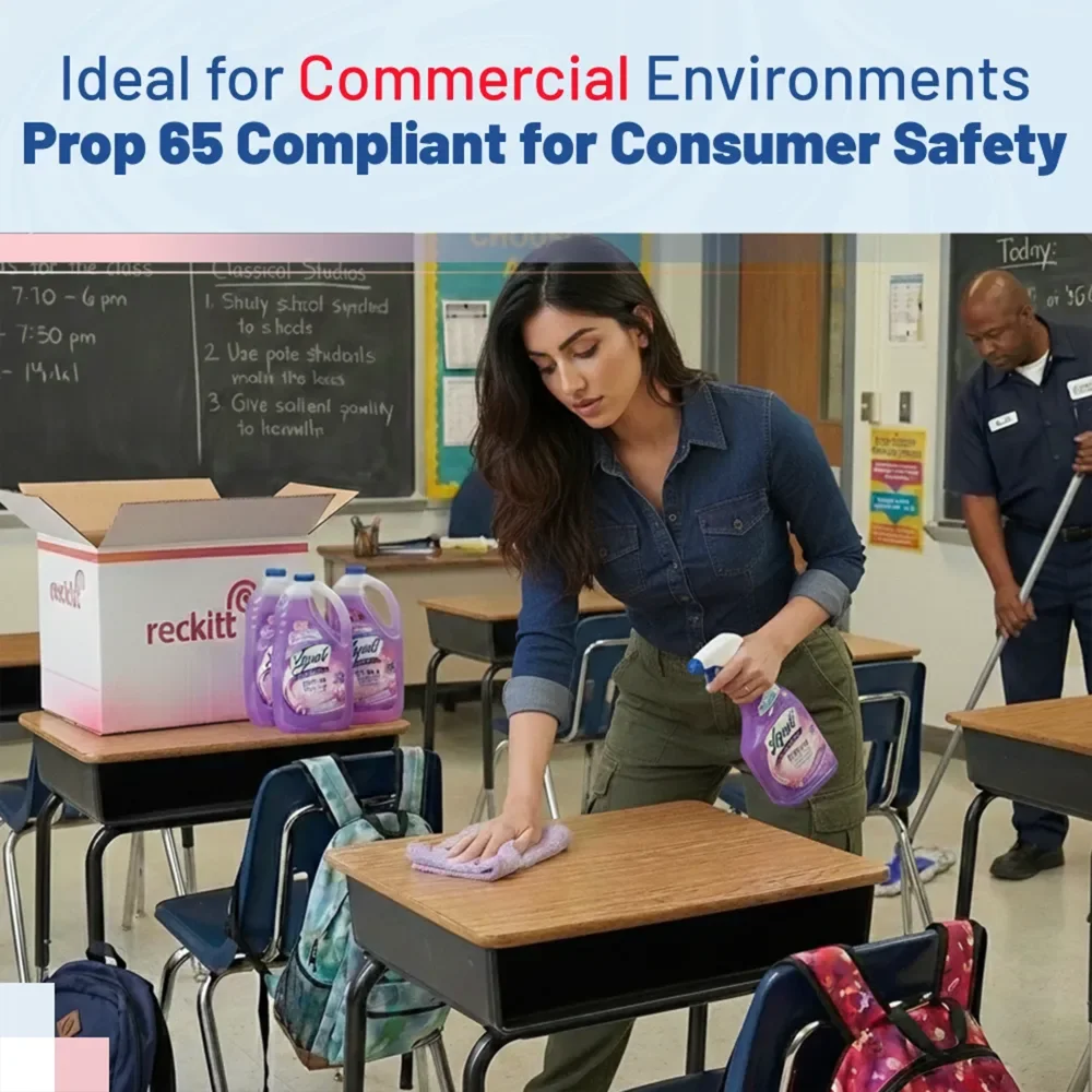 Reckitt Benckiser 144 oz. Multi-Purpose Cleaner, Lavender Orchid Scent, 4/Case