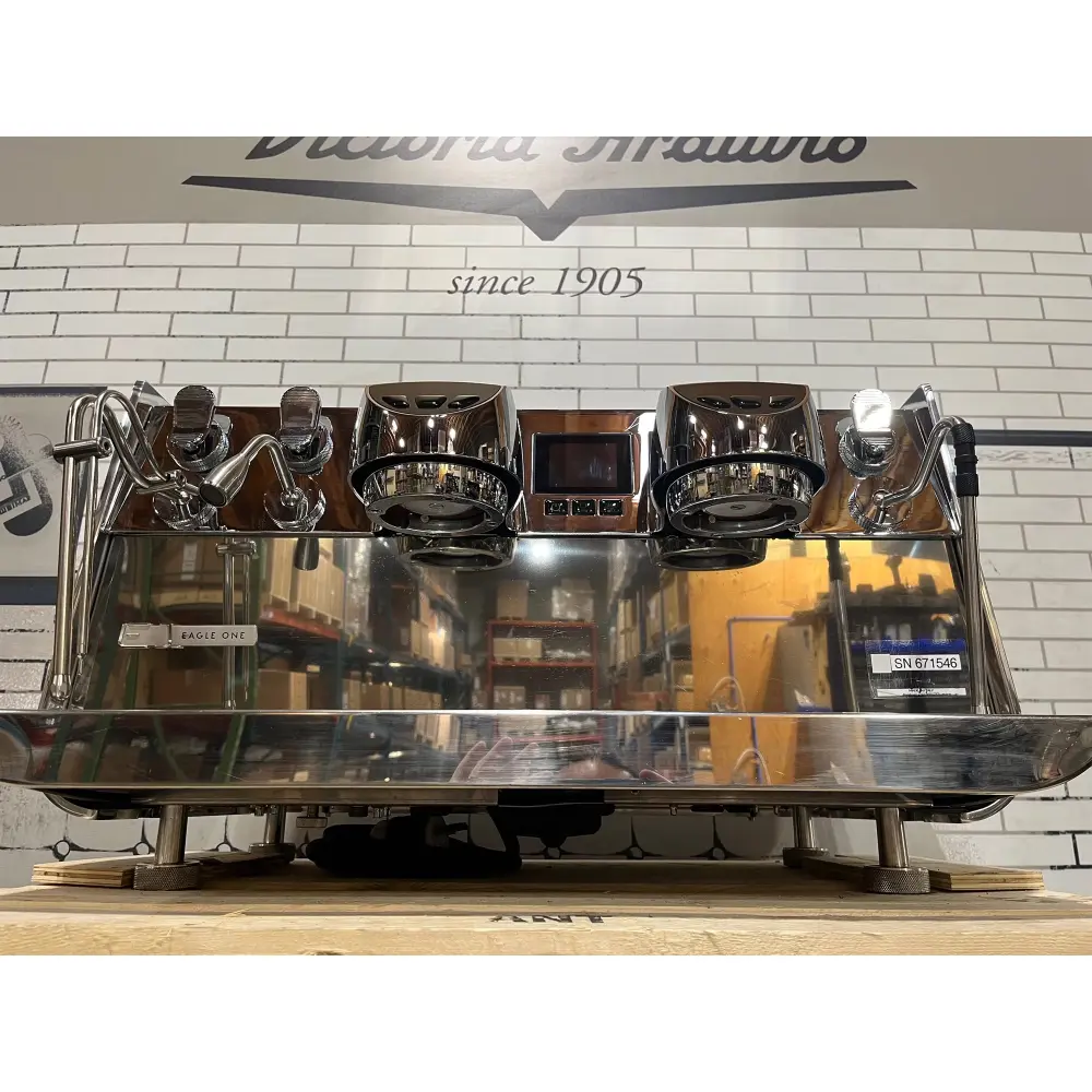 Used Nuova Simonelli Eagle One 2GR  Commercial Espresso Machine - 220V, Chrome