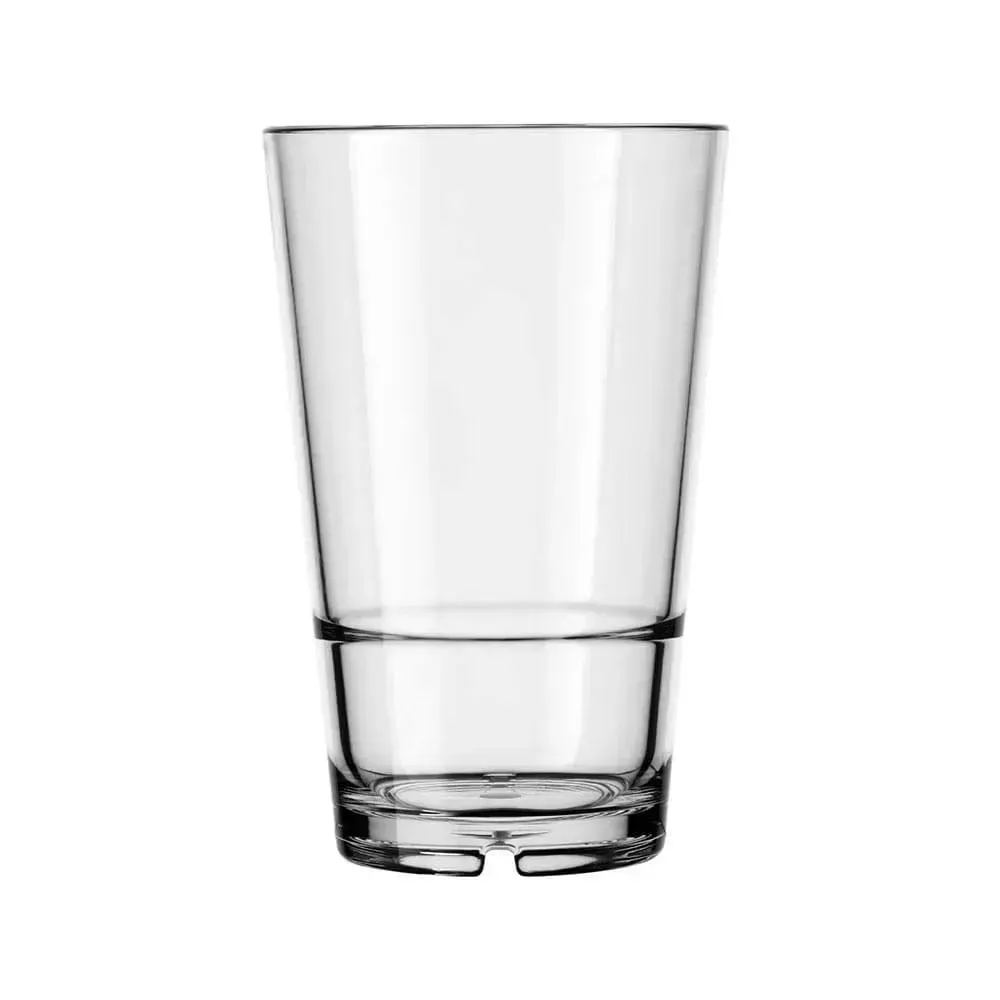 Medium Tritan mixing glass from Libbey with a compact, shatterproof build, perfect for durable daily beverage prep or back of house service.