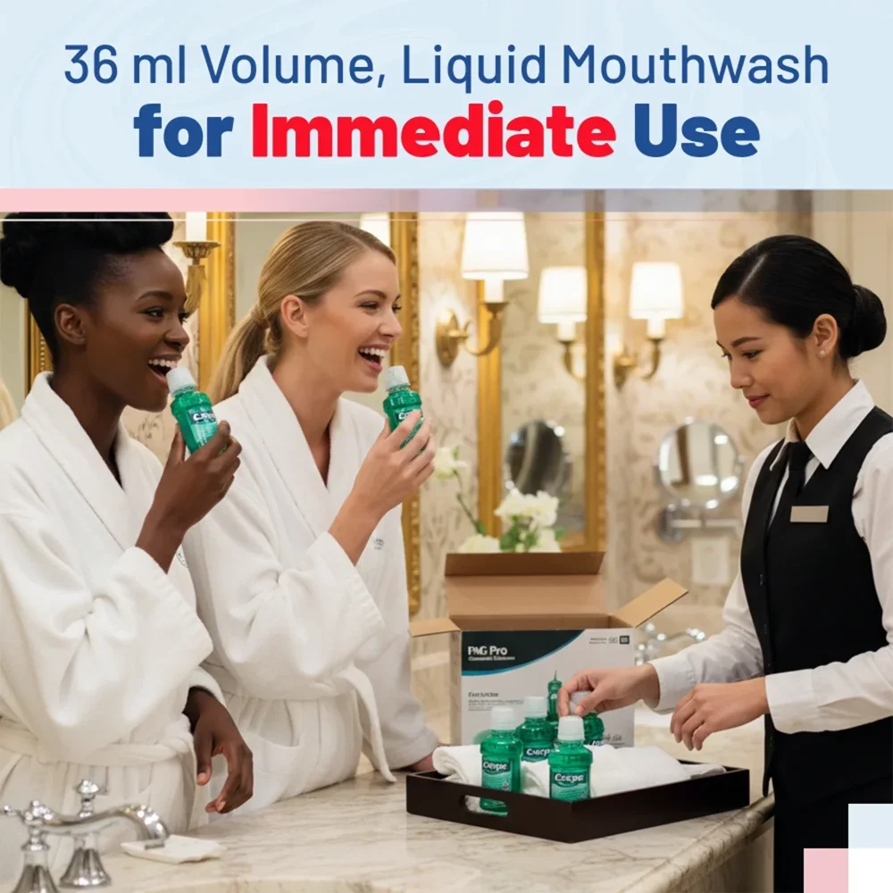 P&G 36ml Crest + Scope Classic Mouthwash, Original Formula, 180/Case