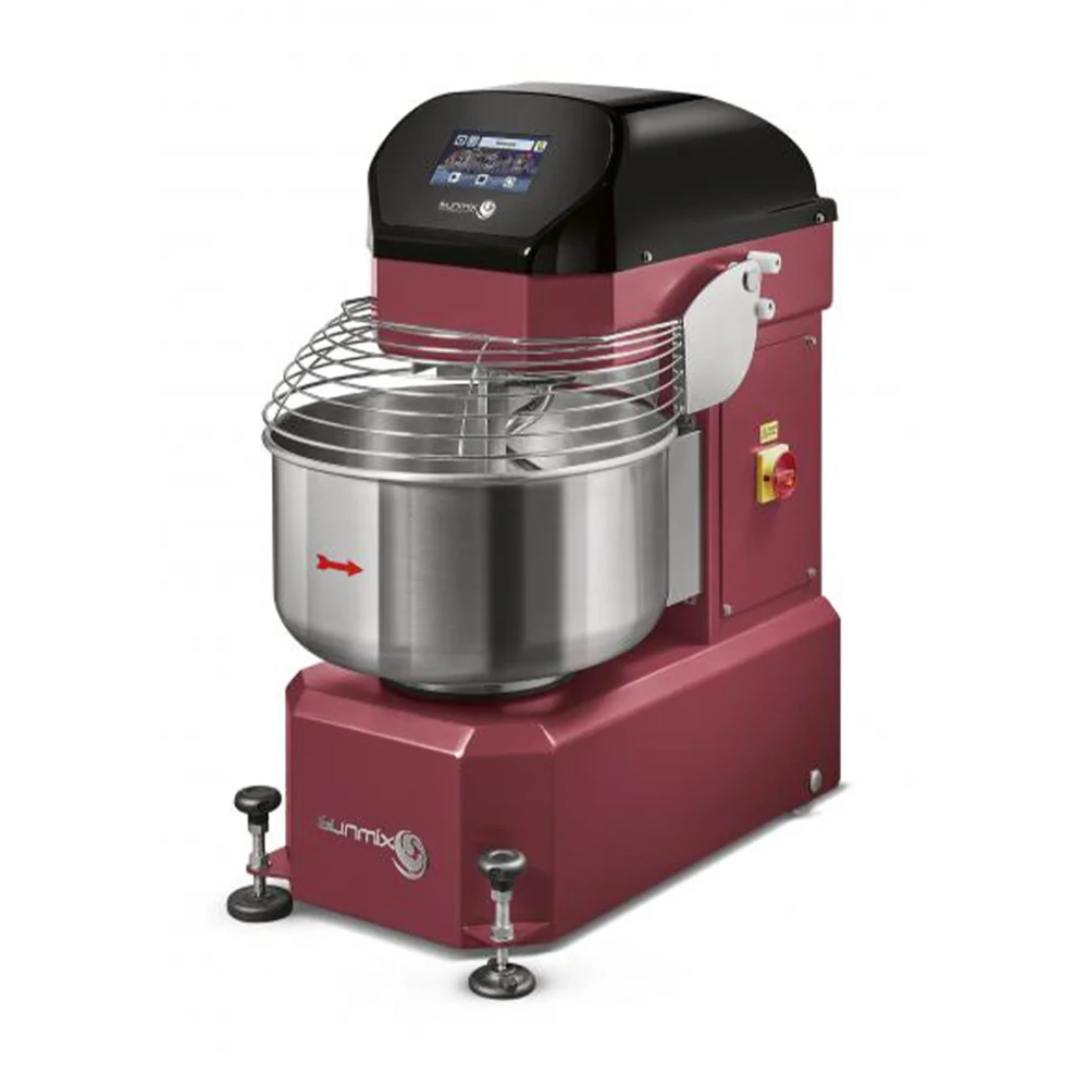 Sunmix Smart Line 58 Qt. Spiral Dough Mixer, Touch screen, Ruby Red, 230V, 1 Year Warranty