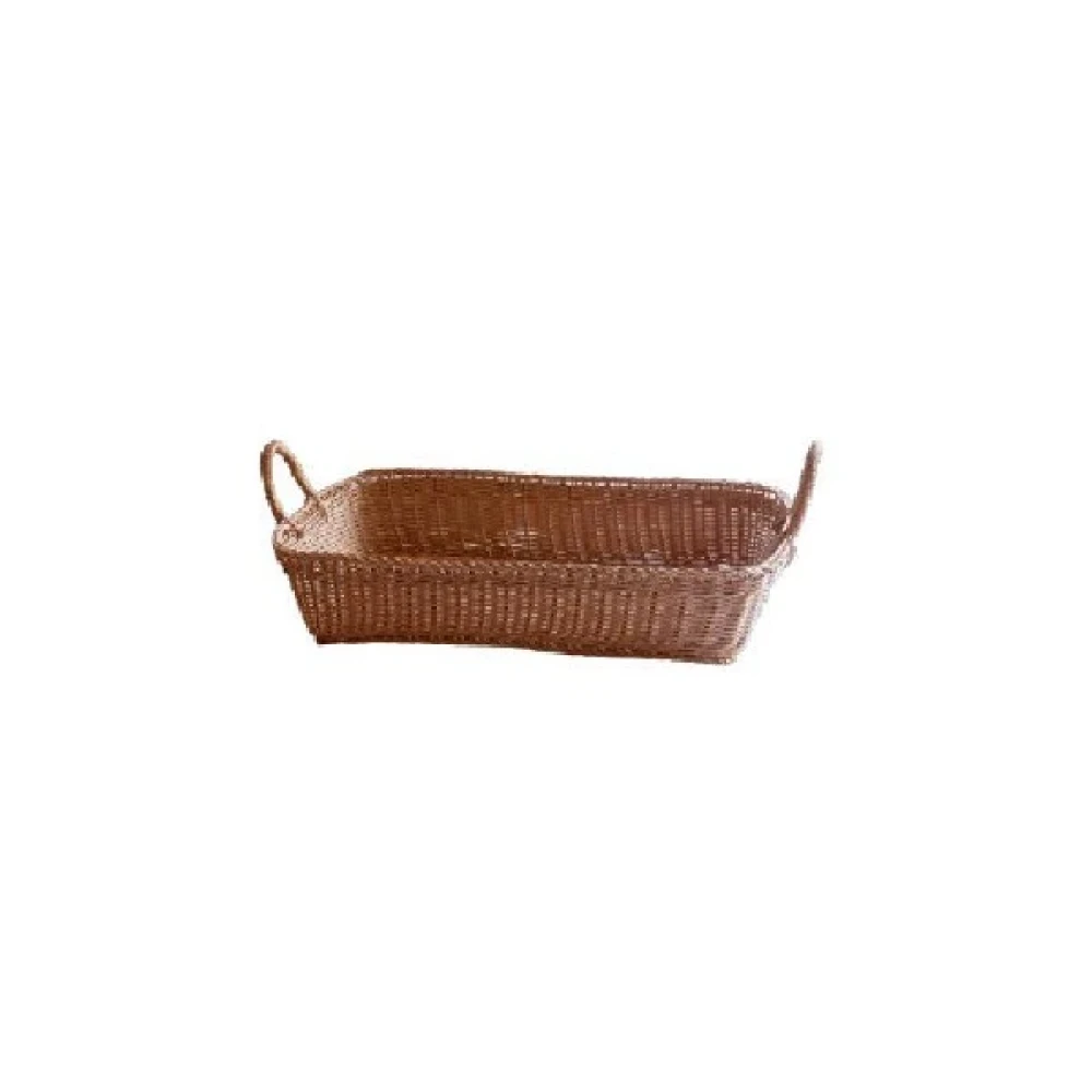 ChefCraft Series 19" Woven Basket, Rectangular, Brown