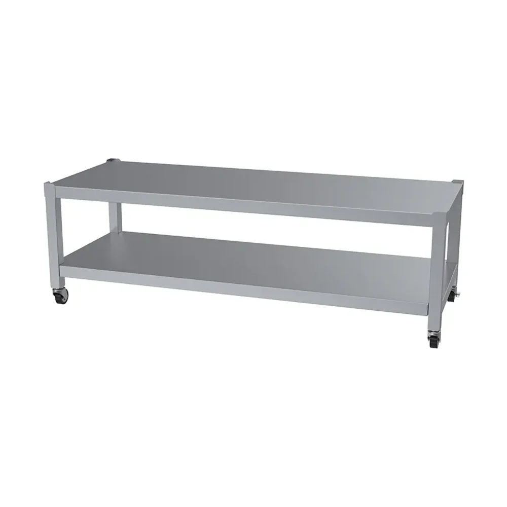 Garland A4528802 72" Equipment Stand, Base with Shelf, Shelf, Swivel Casters, Stainless Steel