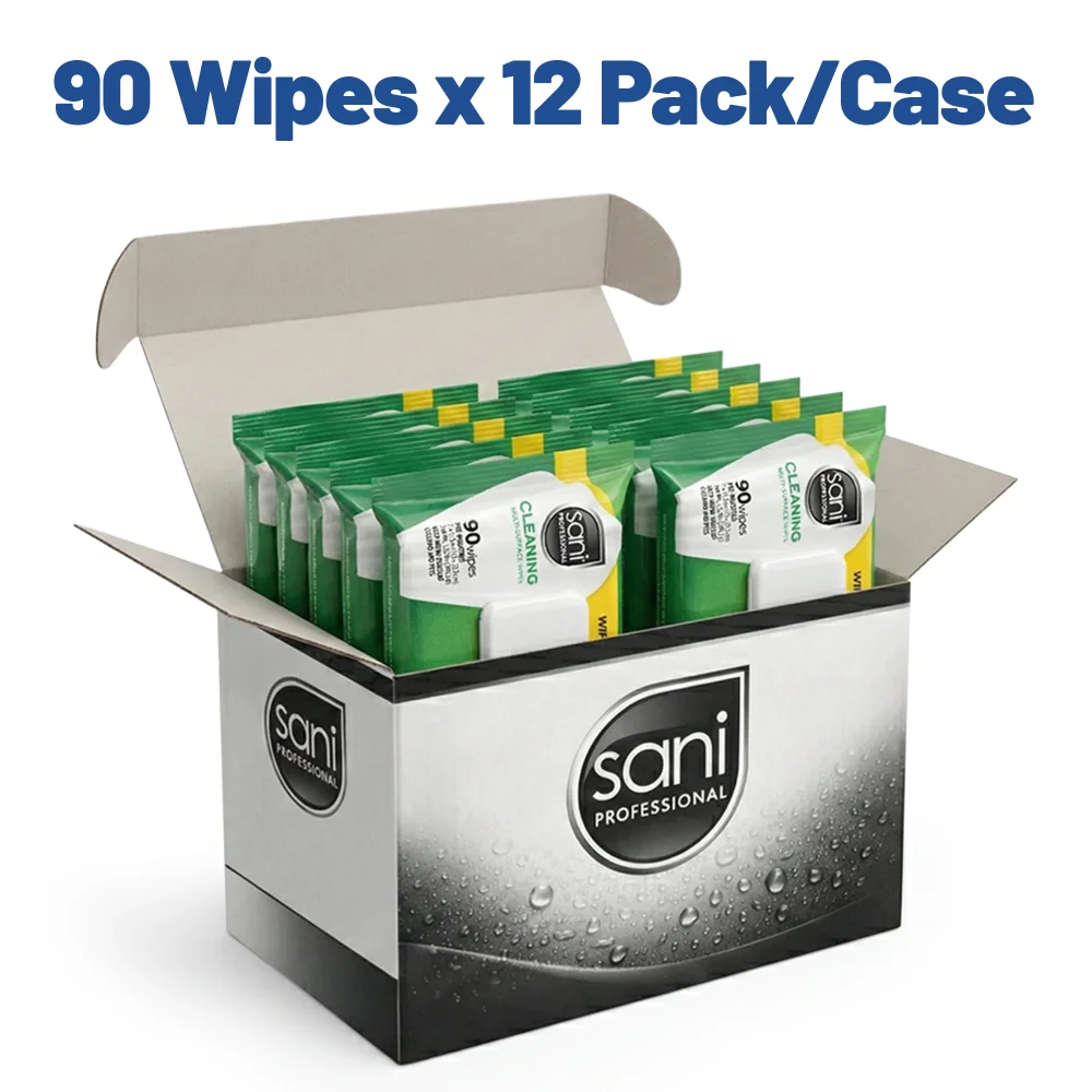 Sani Professional Multi-Surface Cleaning Wipes, 17 x 8.1 x 9.97, 1080 Wipes/Case