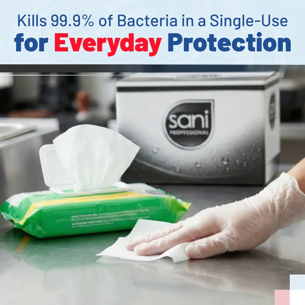 Sani Professional Multi-Surface Cleaning Wipes, 17 x 8.1 x 9.97, 1080 Wipes/Case