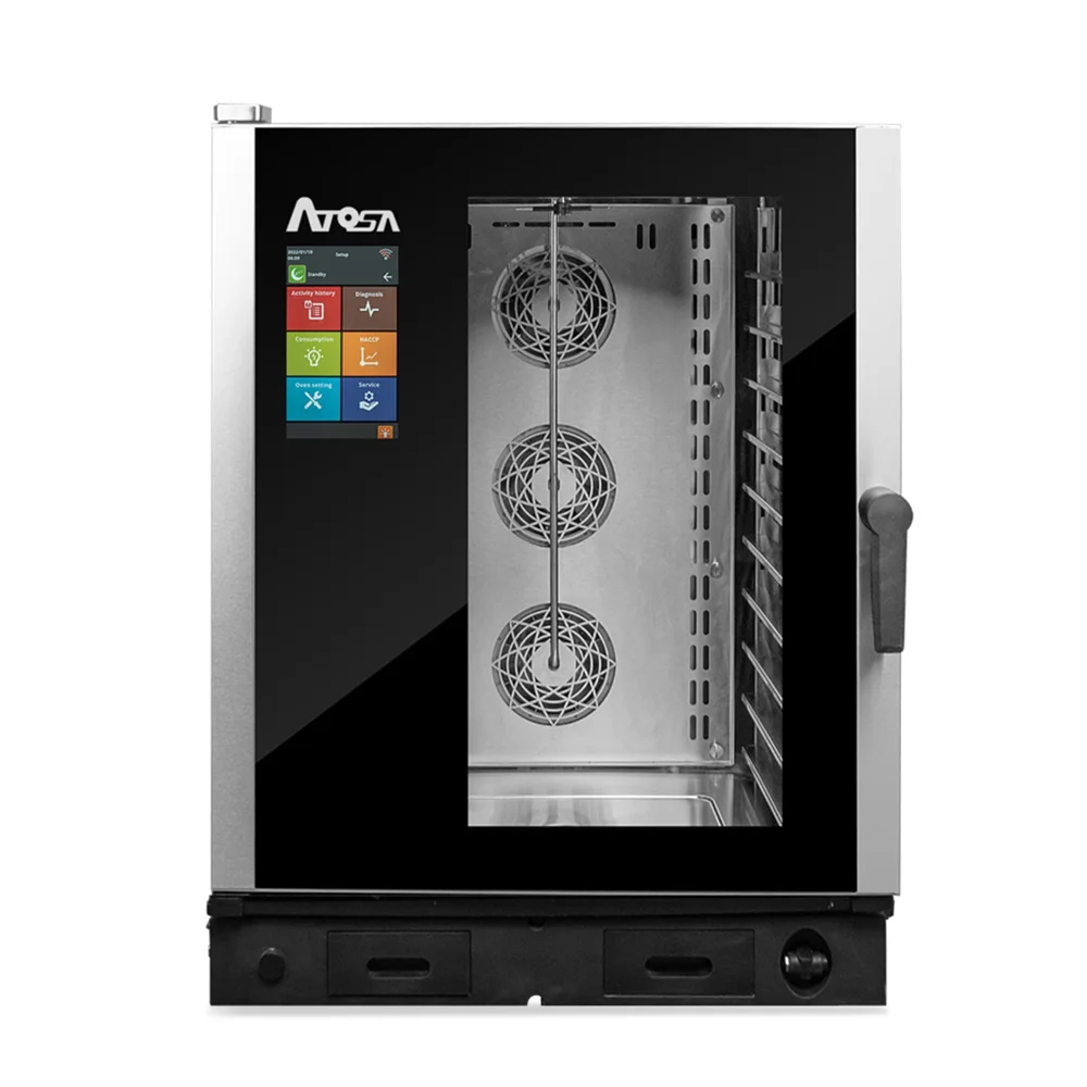 Atosa AEC-1021E 36″ Full Size Electric Combi Oven with Smart Touch Control, 10 Pan, 208/240V